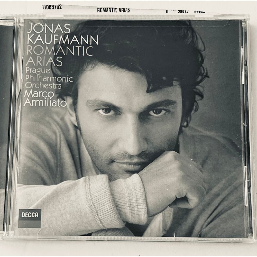 Jonas Kaufmann Romantic Arias CD. Like‎ New.